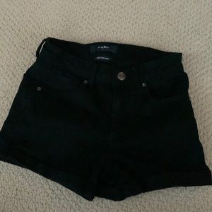 Womens Aéropostale jean shorts black M